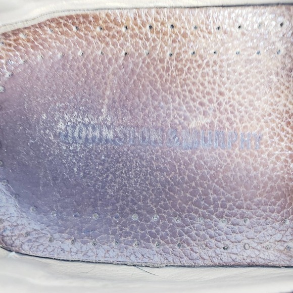 Johnston & Murphy Men's Brown Leather Casual Slip On Loafer Shoes  Size 8.5 - Picture 9 of 10